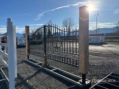 2026 EG EarthyGrounds Gate-TS10 20 ft x 9 ft 8 in Driveway Gate (Unused)