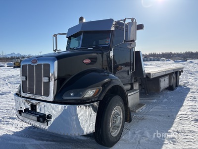 2009 Peterbilt 340 6x4 ロールオフトラック