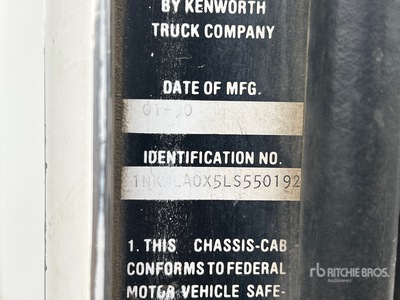 1990 Kenworth W900 6x4 Mixer Truck