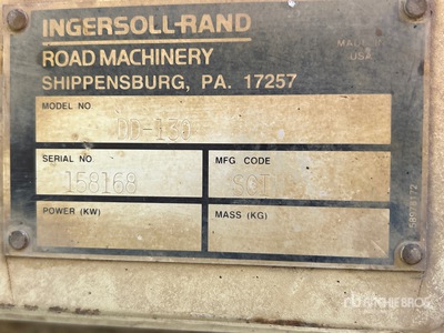 1999 Ingersoll Rand DD130 Rullo vibrante tandem