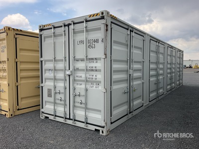2026 40 ft High Cube Multi-Door Storage Container