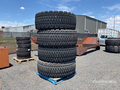 Quantity of (4) 23.5R25 Tires (Unused)