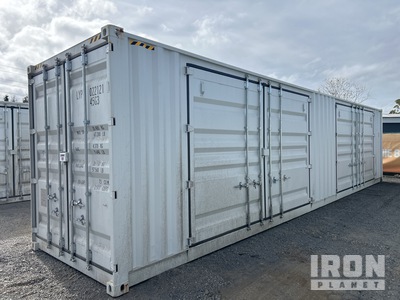 2025 40 ft High Cube Multi-Door Storage Container