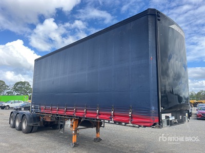 2016 MaxiTrans 7.2 m Tri/A B-Double Lead Curtain Side Trailer