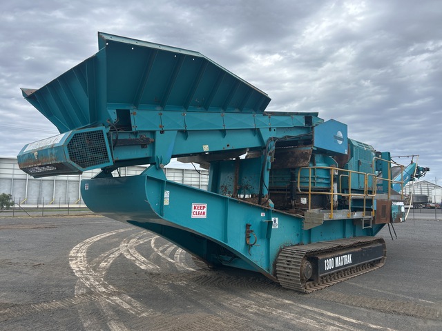 2010 Powerscreen 1300 Maxtrak Tracked Cone Crushing Plant