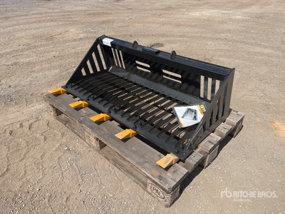 2025 GIYI GY-RB44 1115 mm Mini Skid Steer Rock Bucket (Unused)