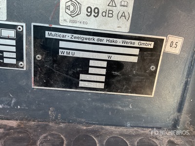 2008 Hako Citymaster 2000 Sweeper Truck