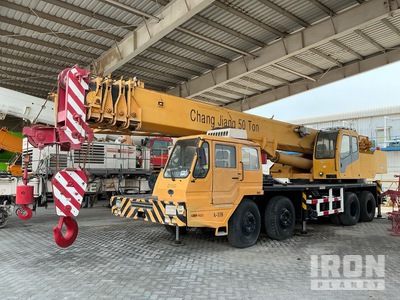 2008 SICHUAN CHANGJIANG QZC5431JQZQY50G 50 ton 8x4x4 Hydraulische vrachtwagenkraan