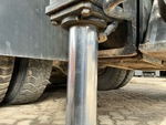 Crane Superstructure with Outrigger Cylinders