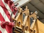 Crane Superstructure with Wear Pads