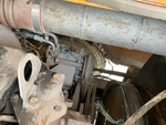 Engine with A/C Compressor