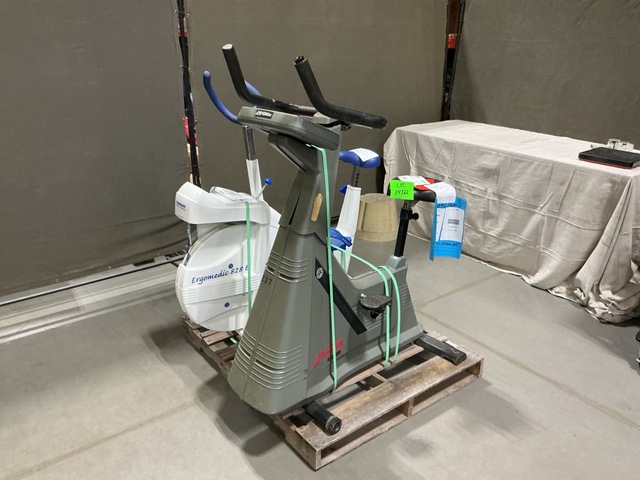 (1) Monark Ergomedic 828 E Exercise Bike & (1) Life Fitness 9500HR Exercise Bike