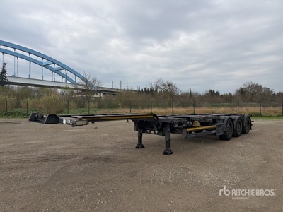 2019 Kogel S24-2 Tri/A Semi-Remorque Porte-Conteneur Remorque à conteneur