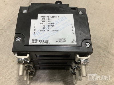 (47) Heinemann AM3R-A3-LC07D-A Circuit Breakers