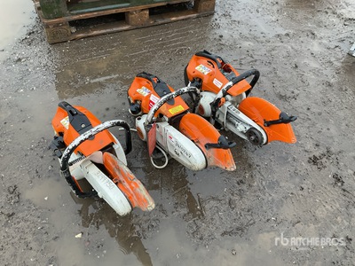 Quantity of (3) Stihl T5410 Scie à tronçonner