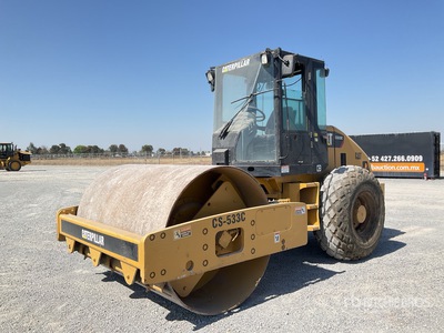 2008 Cat CS-533E Rodillo / Smooth Drum Compactor