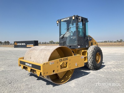 2008 Cat CS-533E Rodillo / Smooth Drum Compactor