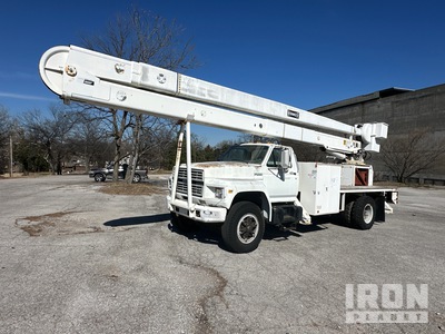 1989 Hi-Ranger 6H-65PBI 65 ft on 1989 Ford F350 4x2 F800 Bucket Truck