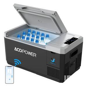 LionCooler Mini Solar Powered Car Fridge Freezer, 1