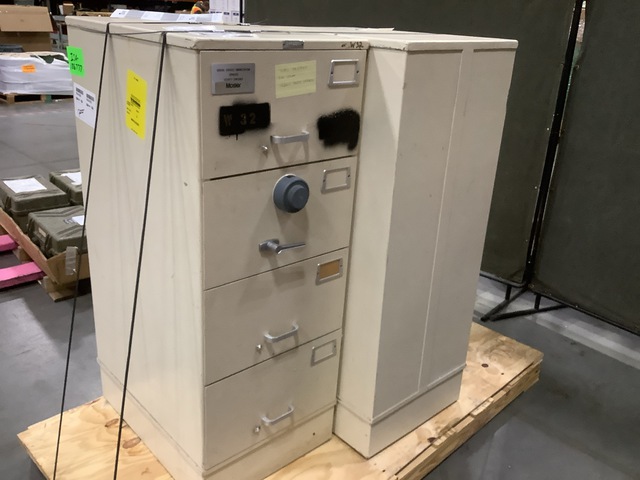 (2) Mosler Filing Cabinet Safes (2) Mosler Filing Cabinet Safes
