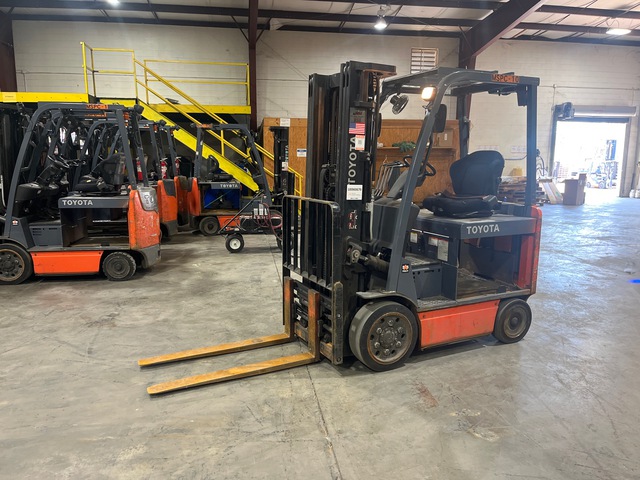 2021 Toyota 8FBCU25 4750 lb Electric Forklift