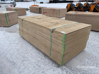Quantity of (40) 4 ft x 8 ft 3/4" 4x8 CSP/DFP No Stamp Plywood Sperrholz (Unused)