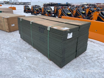 Quantity of (100) 4 ft x 2 ft 3/4" G1S With Smooth Overlay 1 Side Douglas Fir 7 Ply No Stamp Sperrholz (Unused)