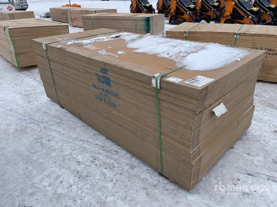 Quantity of (30) 4 ft x 8 ft 3 in 1 1/8" G2S With Smooth Overlay 2 Sides Douglas Fir 11 Ply No Stamp Sperrholz (Unused)