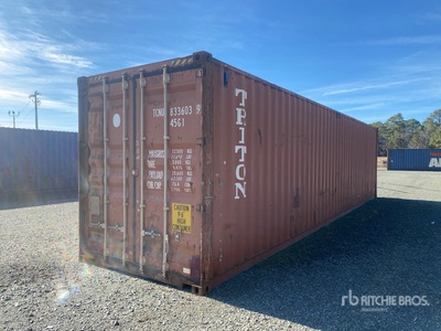 2008 40 ft High Cube Storage Container