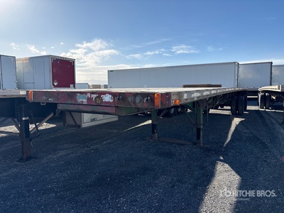 2002 Transcraft 48 ft T/A Flatbed Trailer
