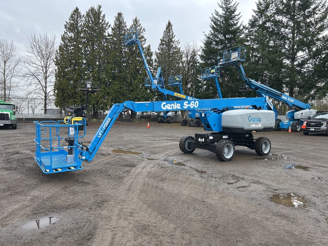 2021 Genie S-60J 4WD Diesel Telescopic Boom Lift 2021 Genie S-60J 4WD Diesel Telescopic Boom Lift