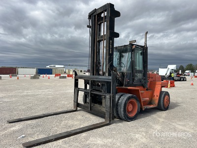 1997 Hyster H210XL 16750 lb Pneumatic Tire Forklift