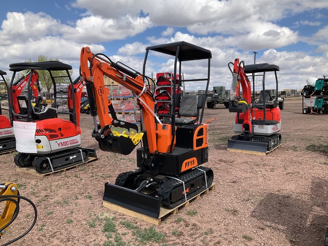 2026 FF Industrial FF15 Mini Excavator - Unused