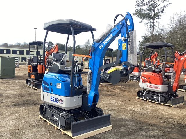 2026 BS Power BS18 Mini Excavator - Unused