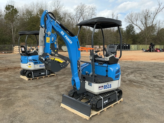 2026 BS Power BS18 Mini Excavator - Unused