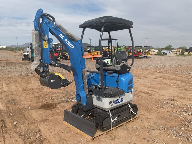 2026 BS Power BS18 Mini Excavator - Unused