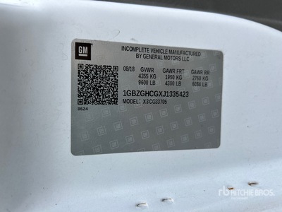 2018 Chevrolet Express 3500 AEV 4x2 Ambulance