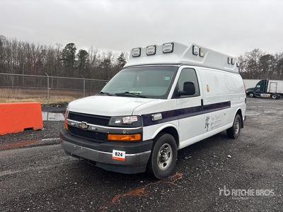 2018 Chevrolet Express 3500 AEV 4x2 Ambulance (Inoperable)
