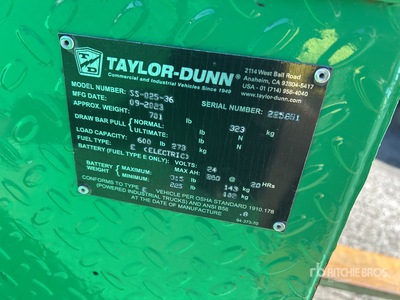 2023 Taylor SS-025-36 Nutzkraftfahrzeuge