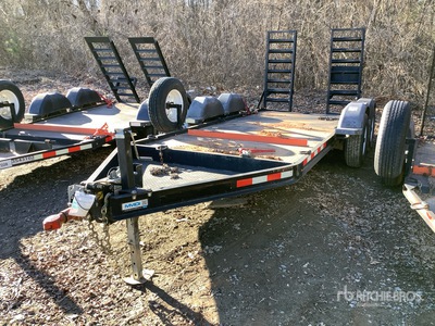 2019 MMDI 614SLTD 6000 lb 14 ft T/A Remolque Portamaquinaria