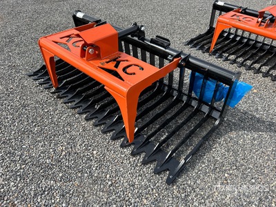 2025 Kit Containers QT-SG-S76-V3 76 in Skeleton Skid Steer Grapple (Unused)