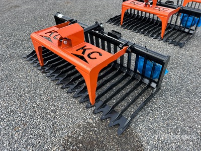 2025 Kit Containers QT-SG-S76-V3 76 in Skeleton Skid Steer Grapple (Unused)