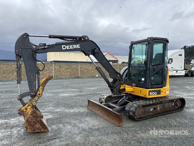 2019 John Deere 50G Minikoparka
