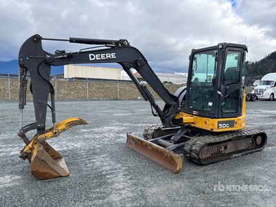2019 John Deere 50G Minikoparka
