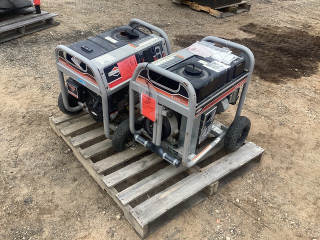 (2) Briggs & Stratton 3500 Portable Generator Sets