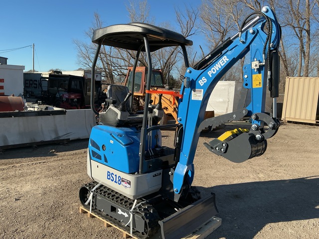 2026 BS Power BS18 Mini Excavator - Unused
