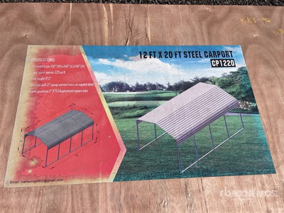 CP1220 12 ft x 20 ft Marquesina (Unused)