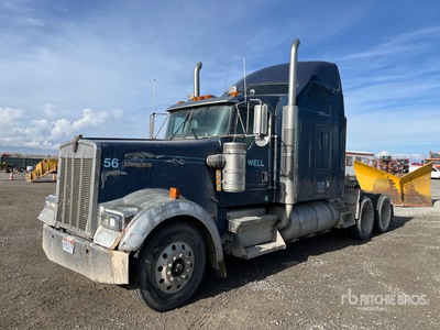 2002 Kenworth W900 6x4 T/A Sleeper Truck Tractor