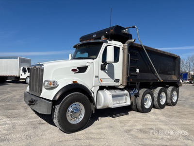 2018 Peterbilt 567 8x4 Tri/A Dump Truck