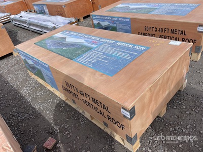 Rhino AGR-MC2040 20 ft x 40 ft Wiata Samochodowa (Unused)